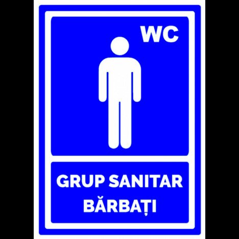 Grup sanitar pentru barbati